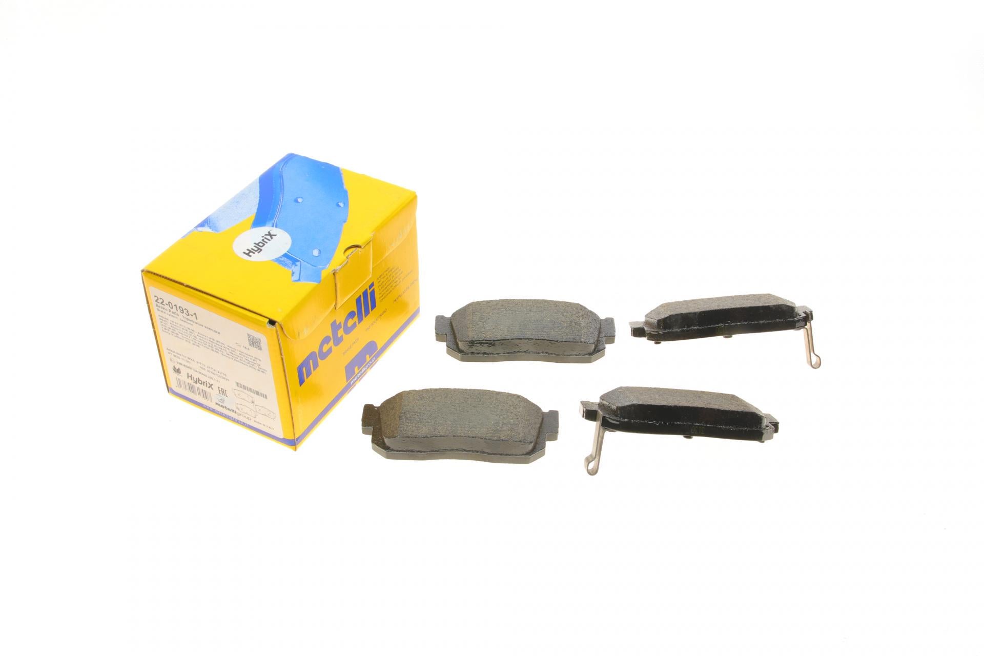 Колодки тормозные задние METELLI для Nissan Almera/Maxima 95-00/Primera 90-98/Sunny 90-95/Infiniti I30 97- (22-0193-1) Колодки тормозные задние METELLI для Nissan Almera/Maxima 95-00/Primera 90-98/Sunny 90-95/Infiniti I30 97- (22-0193-1)