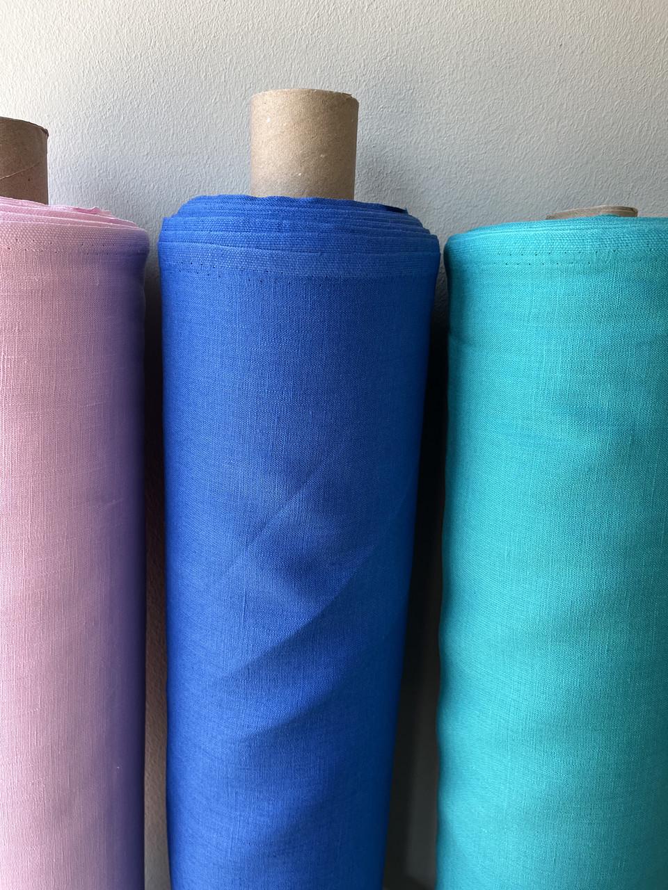 Тканина Linen Plus платтєва лляна Електрик 1318 - фото 10