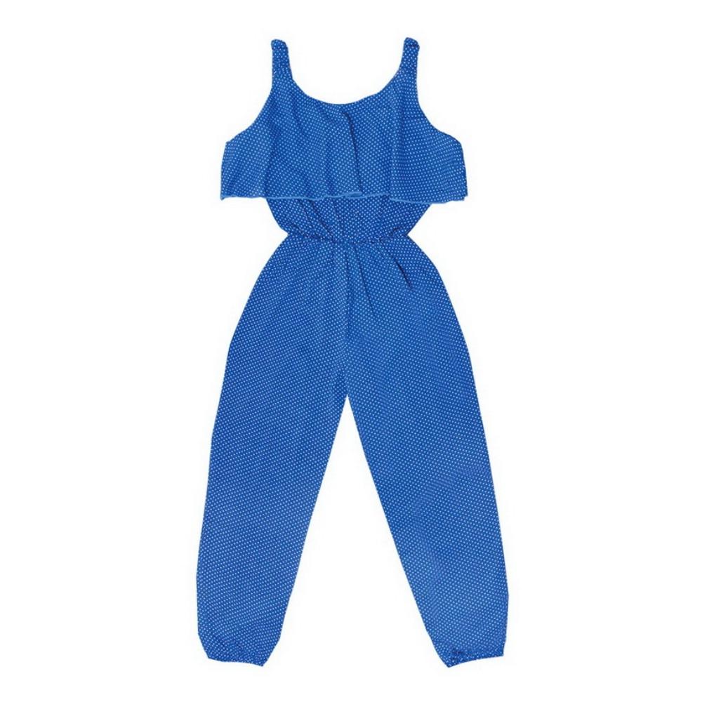 Комбинезон детский хлопковый для девочки Gabbi Лето 98 см Синий (11572)