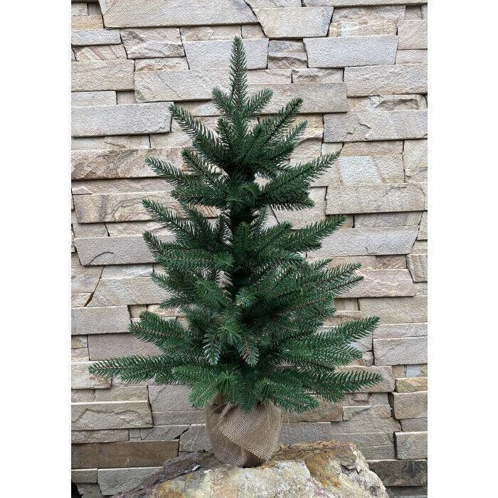 Ялинка лита Classic пишна в мішковині 70 см Зелений (210N/70/G) - фото 2 Ялинка лита Classic пишна в мішковині 70 см Зелений (210N/70/G) - фото 2