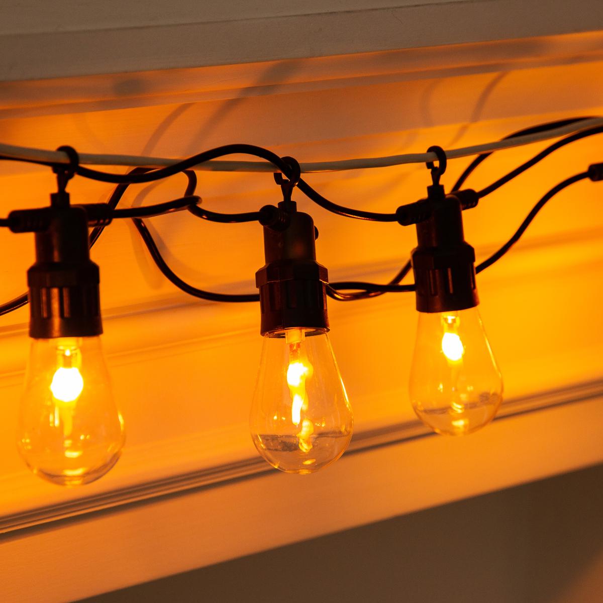 Гірлянда GarlandoPro S141 10 LEDз ПВХ 5 м Жовтий (100-107-S141) - фото 9