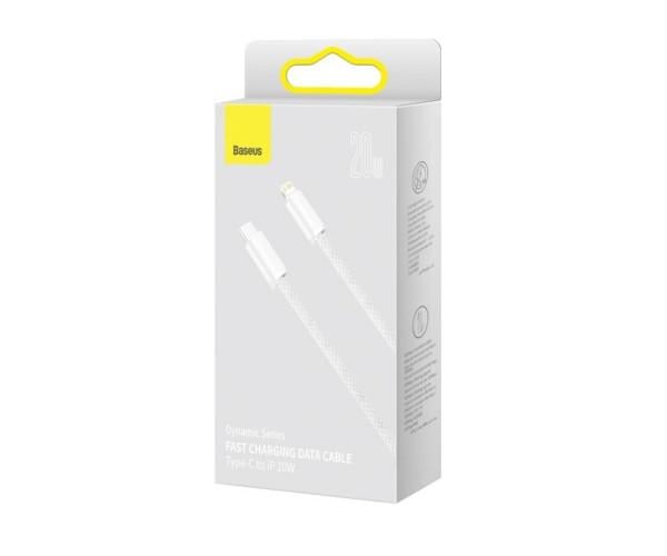 Кабель Data BASEUS Dynamic Series Fast Charging Type-C-Lightning 20W 1 м White (06CALD000002) - фото 3 Кабель Data BASEUS Dynamic Series Fast Charging Type-C-Lightning 20W 1 м White (06CALD000002) - фото 3