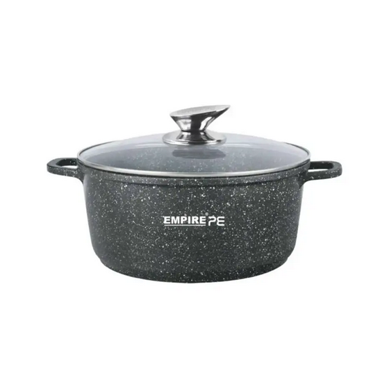 Каструля з гранітним покриттям Empire 2 л 20 см Чорний (7323) Каструля з гранітним покриттям Empire 2 л 20 см Чорний (7323)
