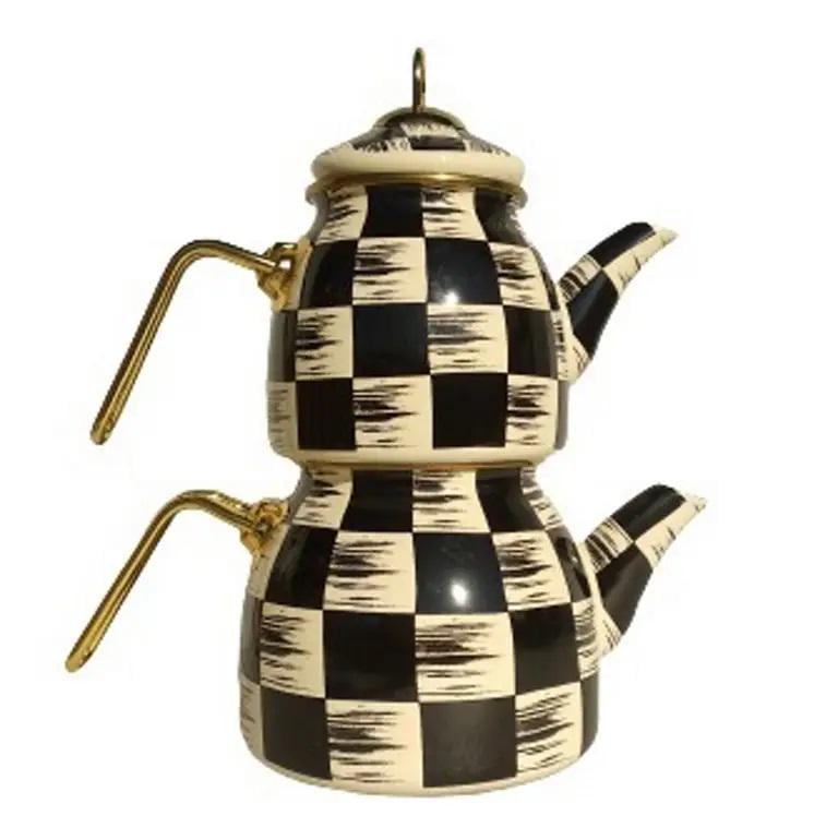 Чайник двухярусный эмалированный O.M.S. Collection 10810 1/2 л Gold (86339) - фото 5 Чайник двухярусный эмалированный O.M.S. Collection 10810 1/2 л Gold (86339) - фото 5