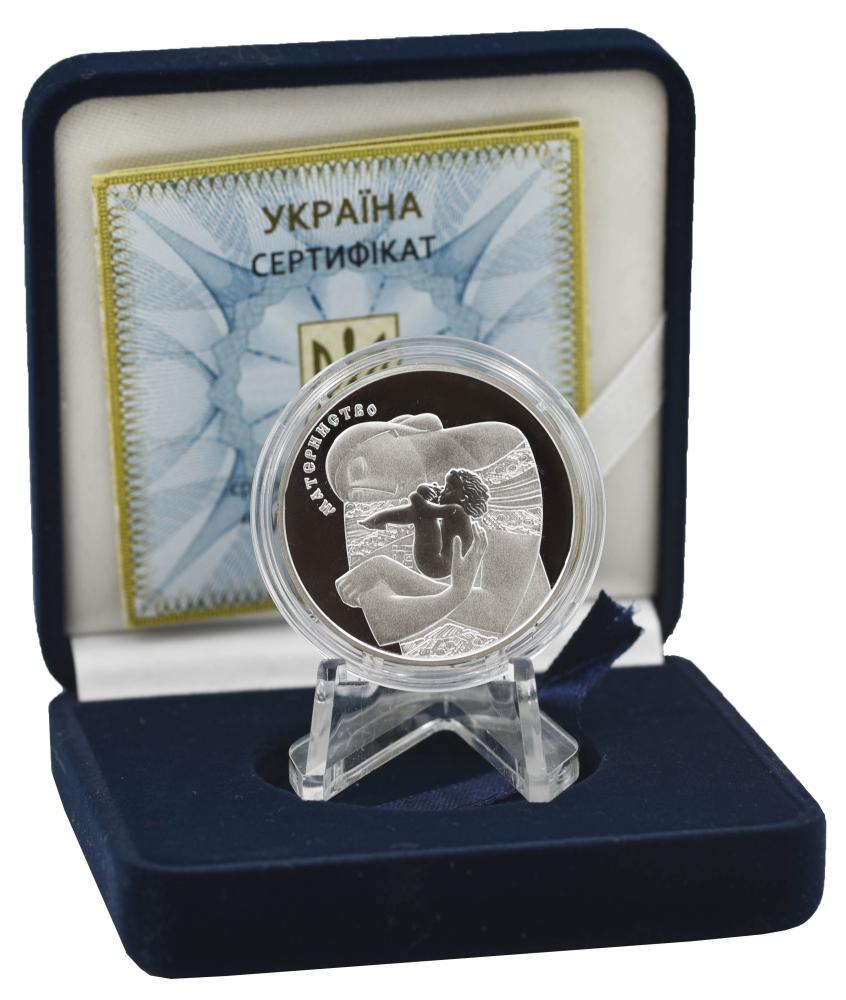 Колекційна монета Україна 5 гривень 2013 "Материнство" Срібло Proof KM 702 (М08963)
