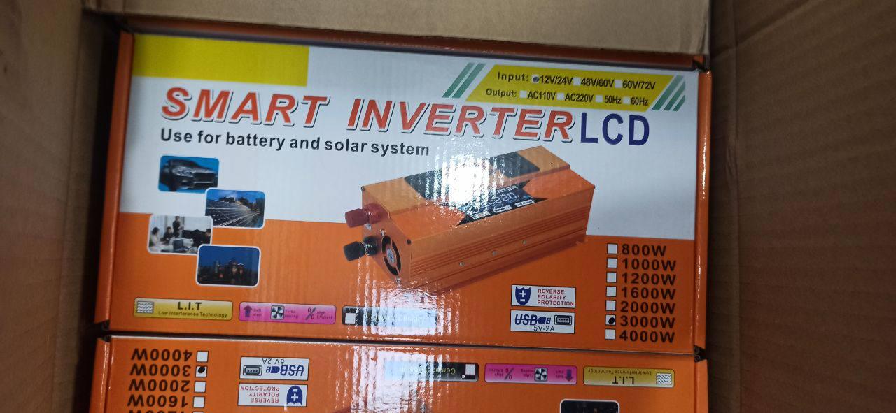 Автомобильный инвертор Eryuan AC/DC LCD 12-220V 3000W (1-1-60604) - фото 2 Автомобильный инвертор Eryuan AC/DC LCD 12-220V 3000W (1-1-60604) - фото 2