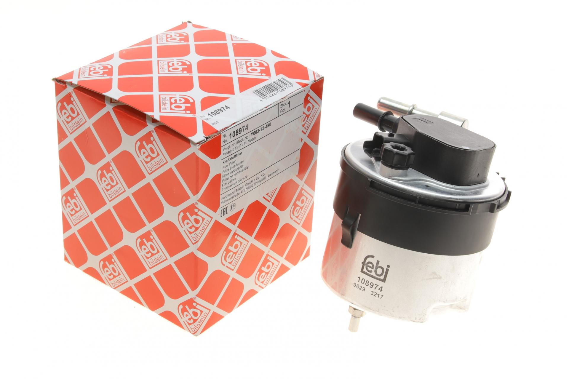 Фильтр топливный FEBI BILSTEIN для Ford Fiesta 08-17/Focus 1,6 TDCI 04-12- (108974)