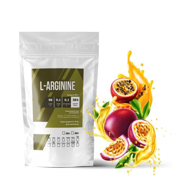 Аминокислота L-Arginine Маракуйя для спортивных тренировок на 60 порций 300 г (21-125-arg-m300) Аминокислота L-Arginine Маракуйя для спортивных тренировок на 60 порций 300 г (21-125-arg-m300)