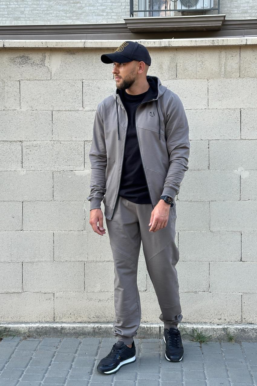 Костюм мужской спортивный M147.2 M Бежево-серый (190-1-61)