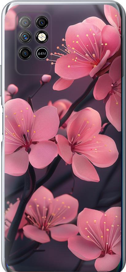 Чехол на Infinix Note 8 Пурпурная сакура (6075u-2710-42517)