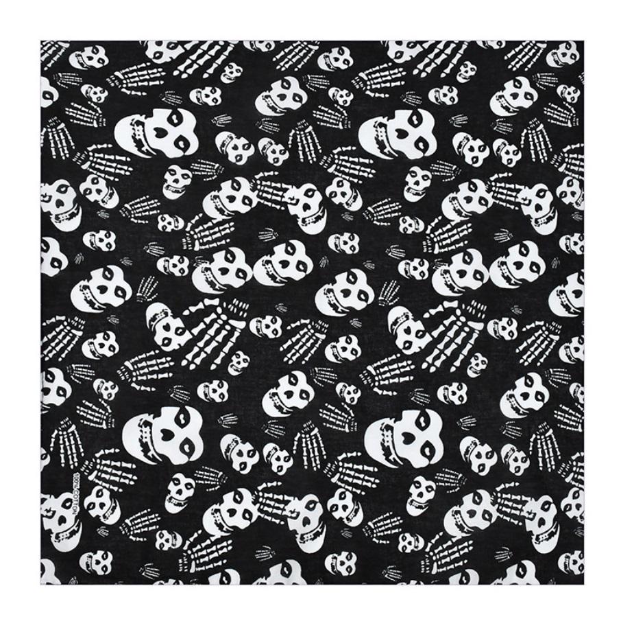 Бандана з візерунком черепа 13 10539 54х54 см (4557764) - фото 2