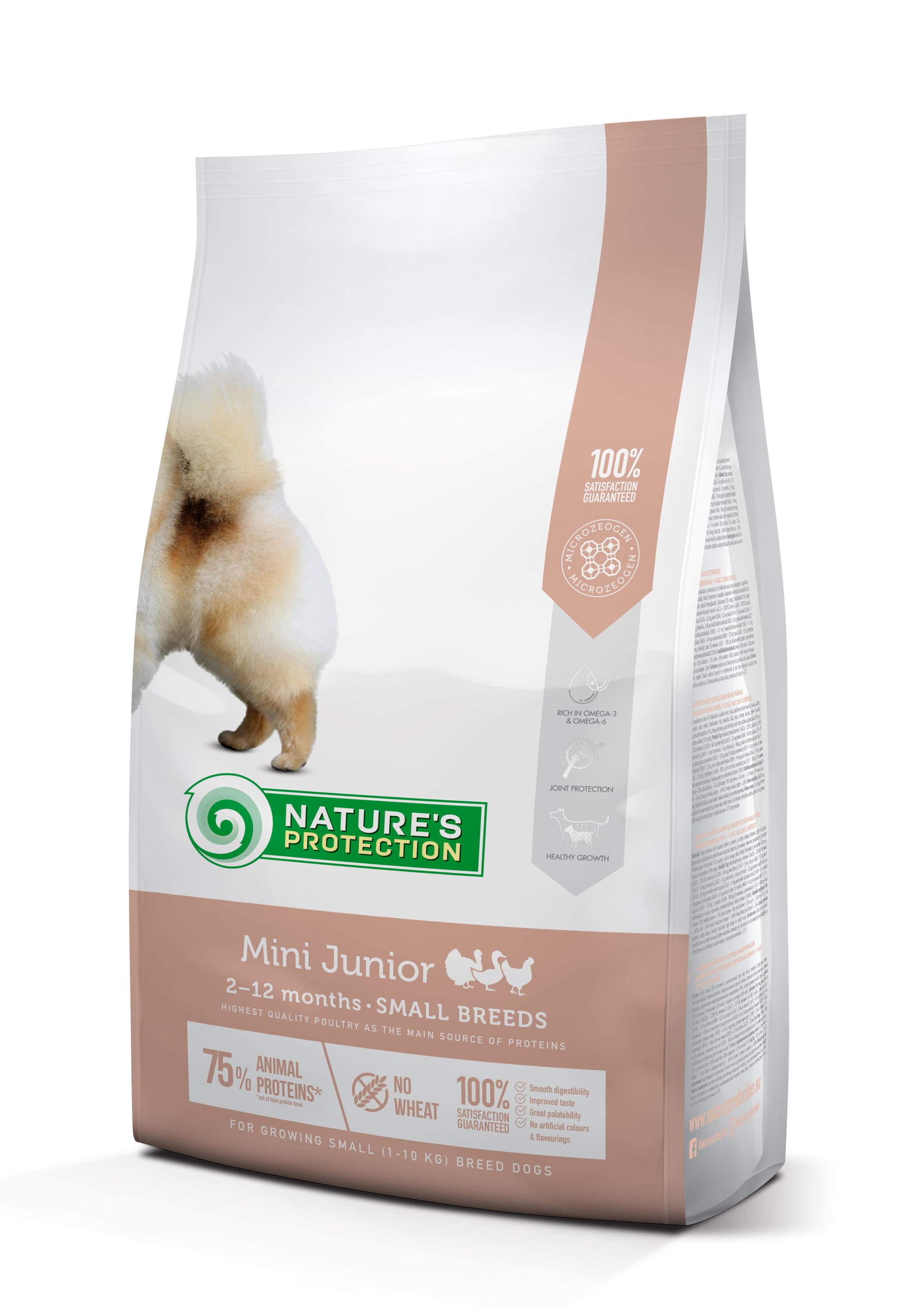 Корм сухой для щенков Nature's Protection Mini Junior Small Breeds 2 кг (24148903)