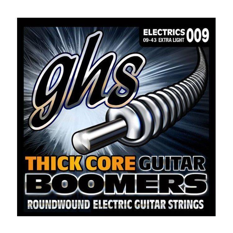 Струни для електрогітари GHS Boomers Thick Core HC-GBXL 9-43 (122737)