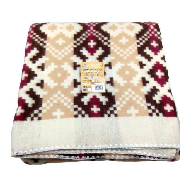 Одеяло полушерстяное Скандинавский узор 190х205 см