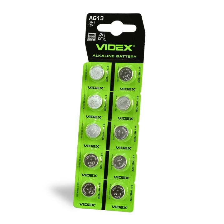 Батарейка Videx AG13 LR44 Alkaline блістер (34119846)