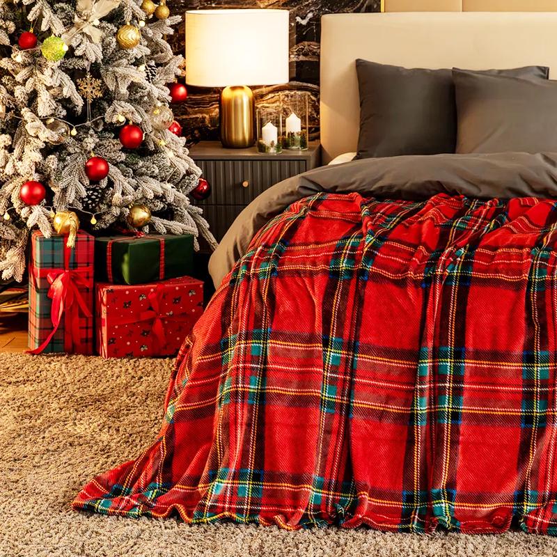 Плед флісовий Love You Класична клітинка 150x200 см (9115)