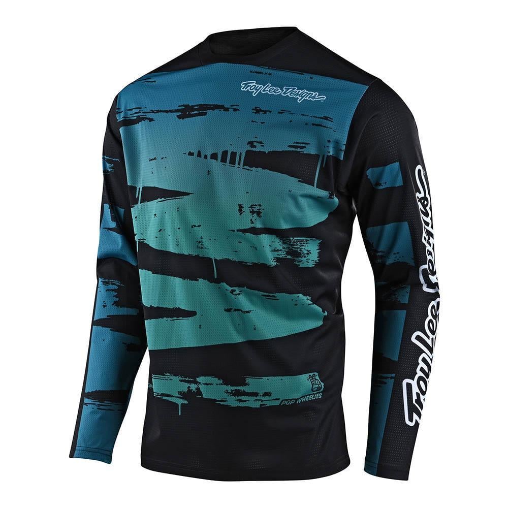 Джерси детская TLD Sprint Jersey Brushed MARINE/TEAL YMD (324895013)