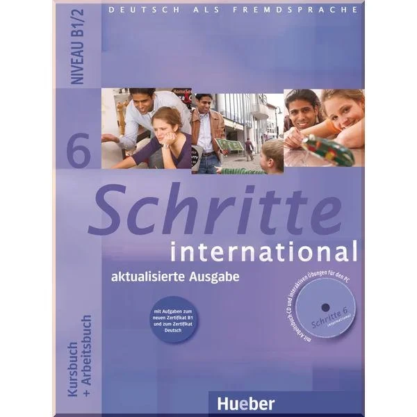 Учебник и рабочая тетрадь Schritte international 6 Kursbuch/Arbeitsbuch mit Audio-CD zum Arbeitsbuch und