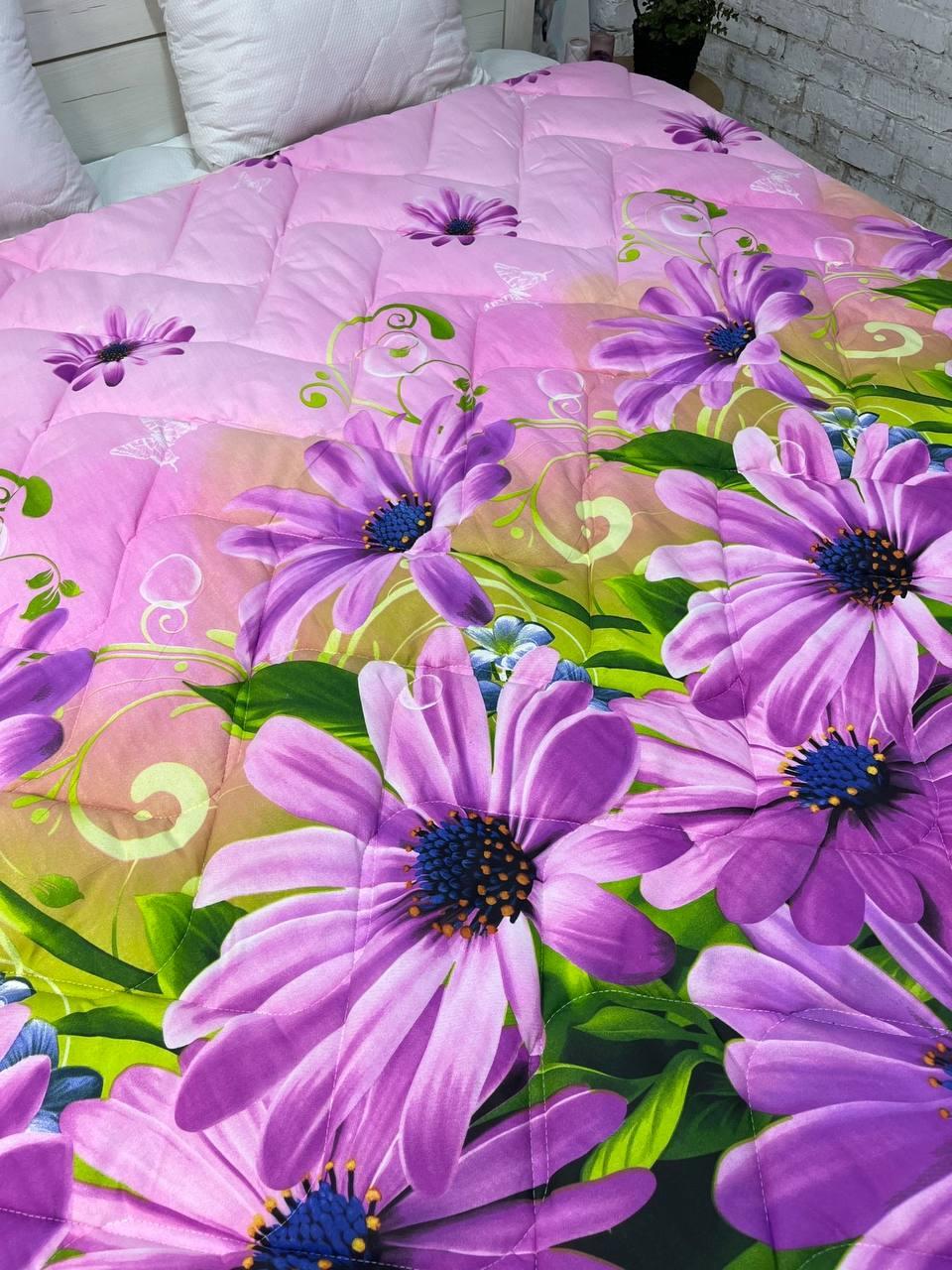 Ковдра літня стьобана з натуральним наповнювачем мікрофібра євро Фіолетовий (2339138641) - фото 6 Ковдра літня стьобана з натуральним наповнювачем мікрофібра євро Фіолетовий (2339138641) - фото 6