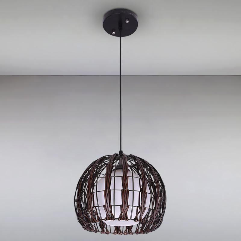 Люстра подвесная лофт Light House LS-11023-1 на одну лампу Коричневый