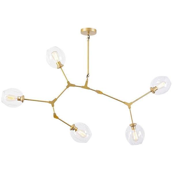 Люстра Glass 5P Gold/Clear (9315912)