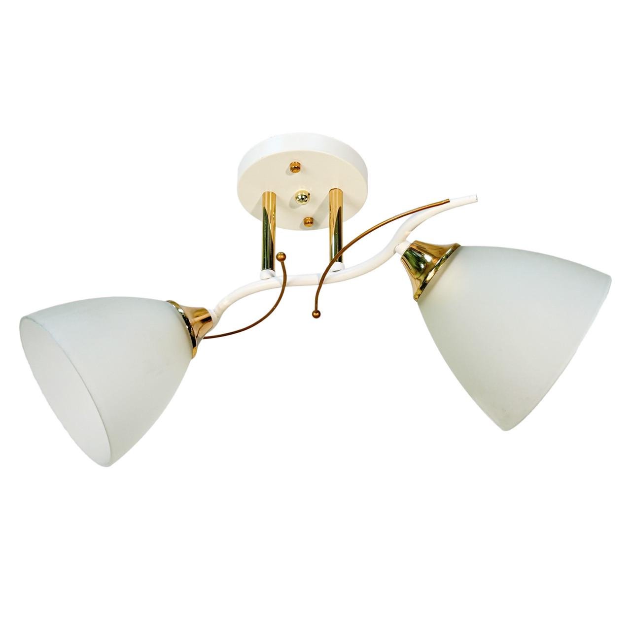 Люстра стелева Sirius 2509/2 на два плафони Білий (25153221)