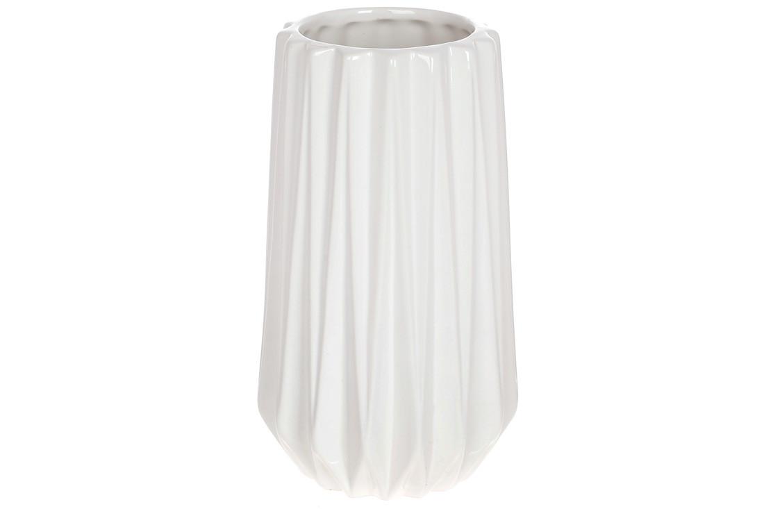 Ваза магазинова Роземарі 795434 21 см Білий