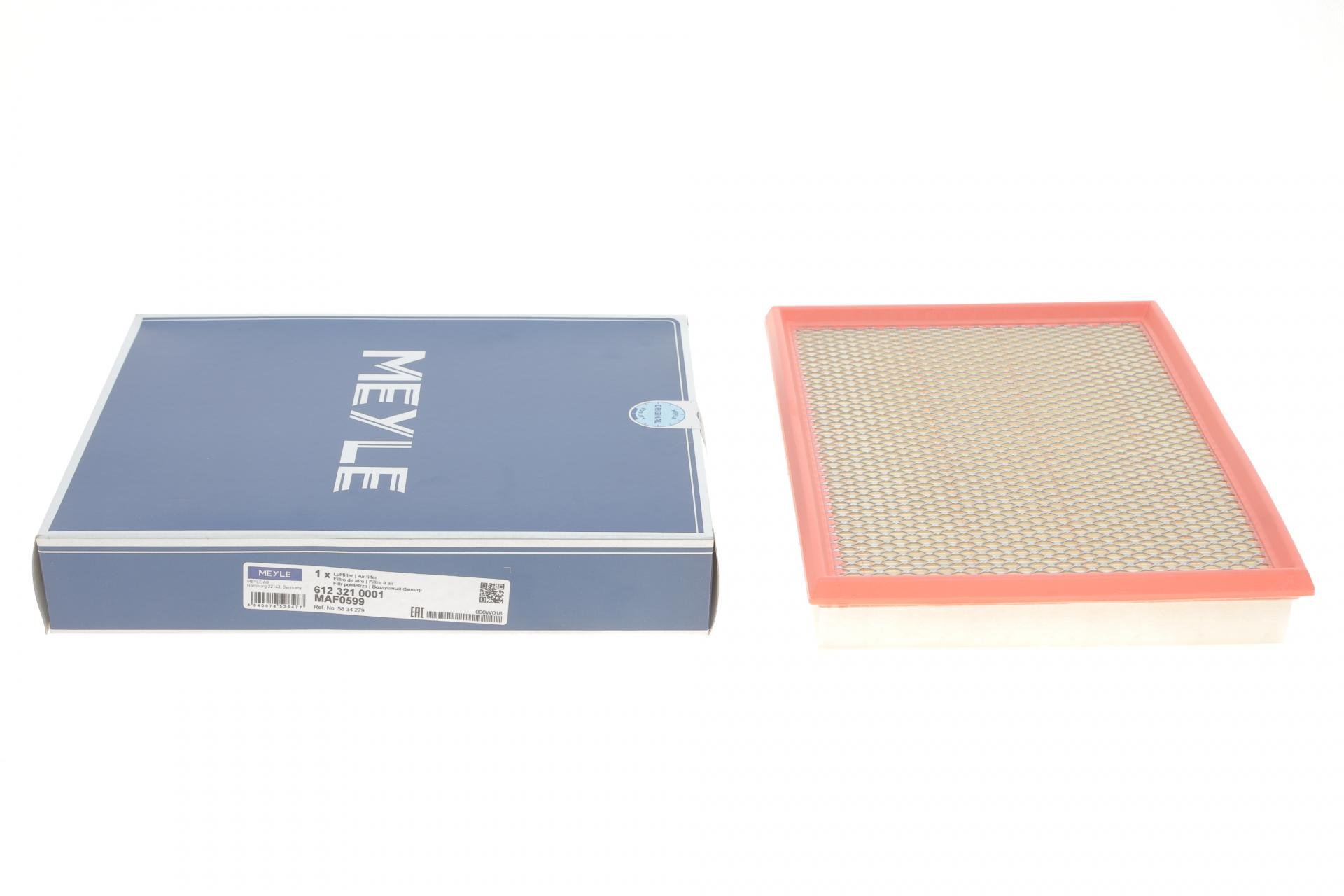 Фільтр повітряний Meyle для Opel Astra H/Zafira B 1,6Turbo/1,7/1,9CDTI 04- (612 321 0001)