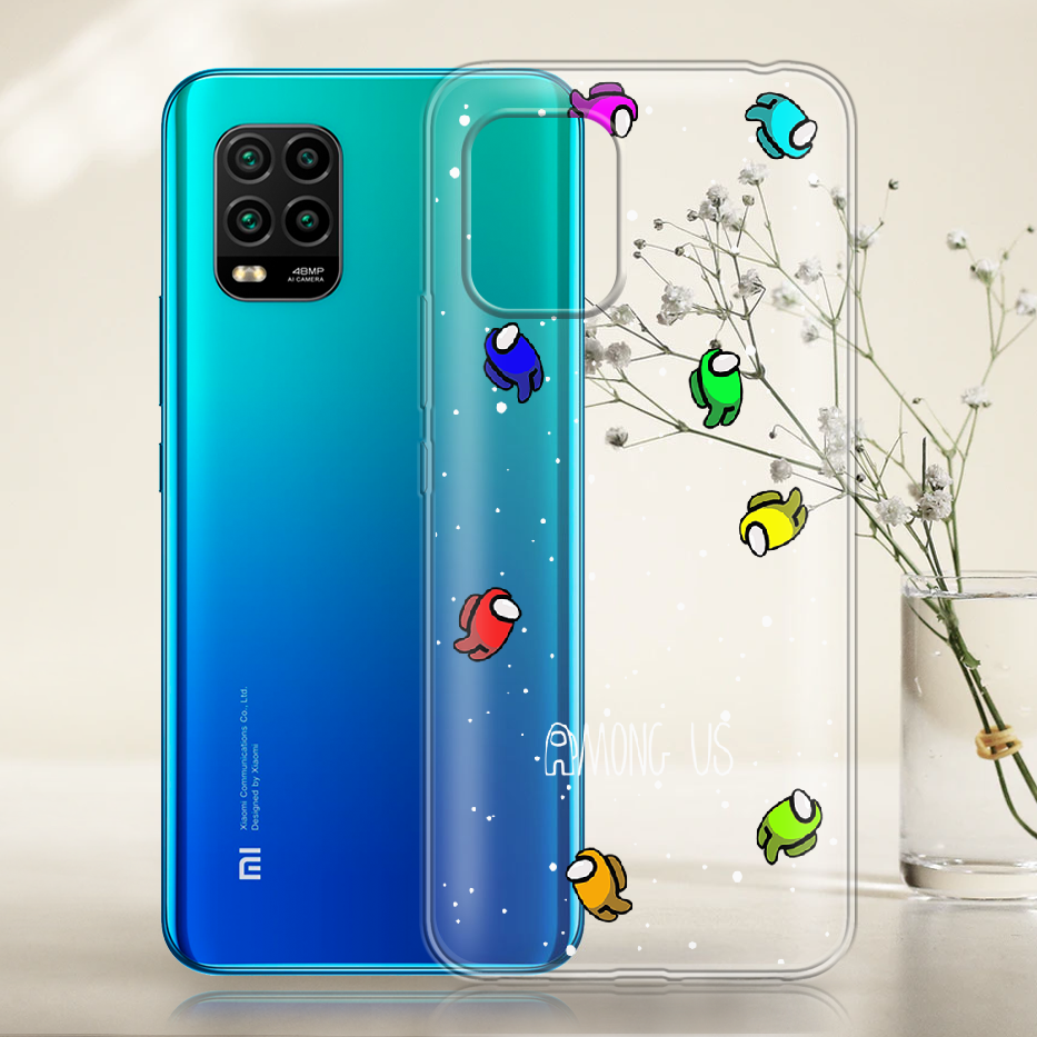 Чехол с рисунком Boxface Xiaomi Mi 10 Lite Among Us Invisible Прозрачный силикон (39438-bk76-39438) - фото 2 Чехол с рисунком Boxface Xiaomi Mi 10 Lite Among Us Invisible Прозрачный силикон (39438-bk76-39438) - фото 2