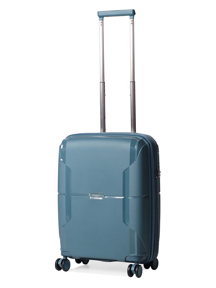 Чемодан имел AIRTEX полипропилен S 55х40х21 + 5 см 47 л 2,6 кг Синий (245)