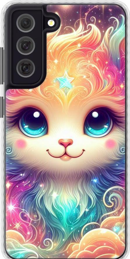 Чехол на Samsung Galaxy S21 FE Сказочный котенок (5813pc-2302-42517) Чехол на Samsung Galaxy S21 FE Сказочный котенок (5813pc-2302-42517)