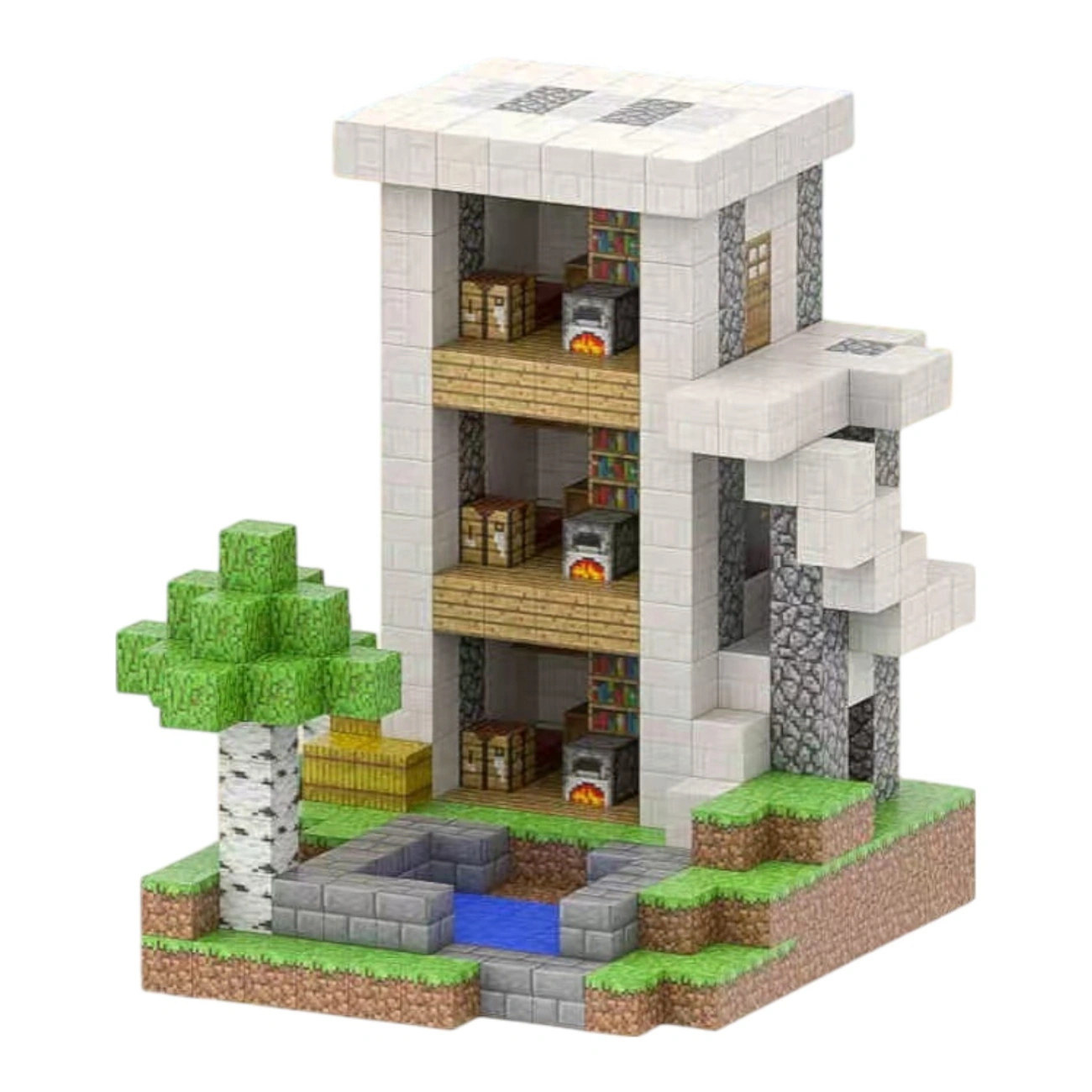 Магнитный конструктор Minecraft "Премиум Пентхаус" 538 деталей