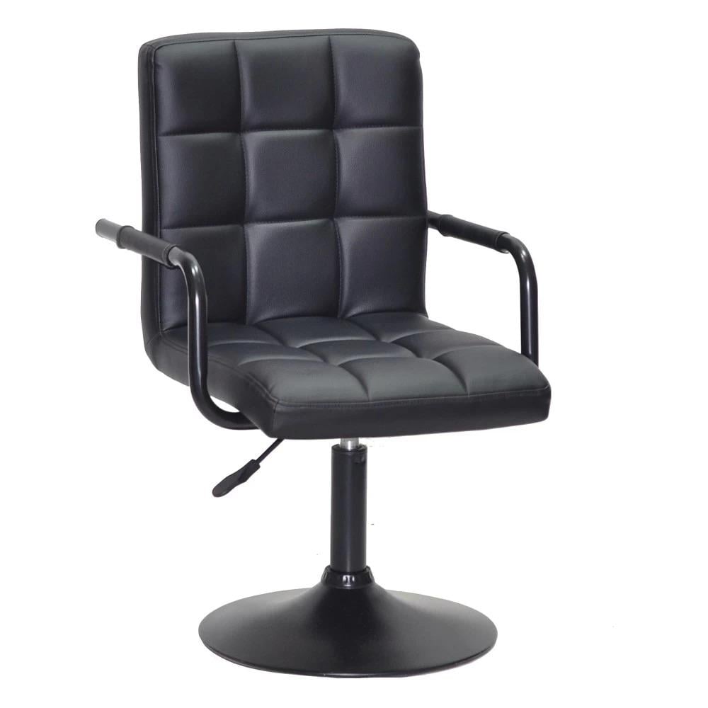 Стул TOWER ARM LIFT BLACK экокожа Черный (900532)