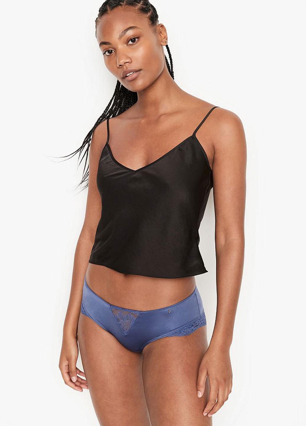 Женские трусы Victoria's Secret 7640000410730QG2L L Синий (46317229)