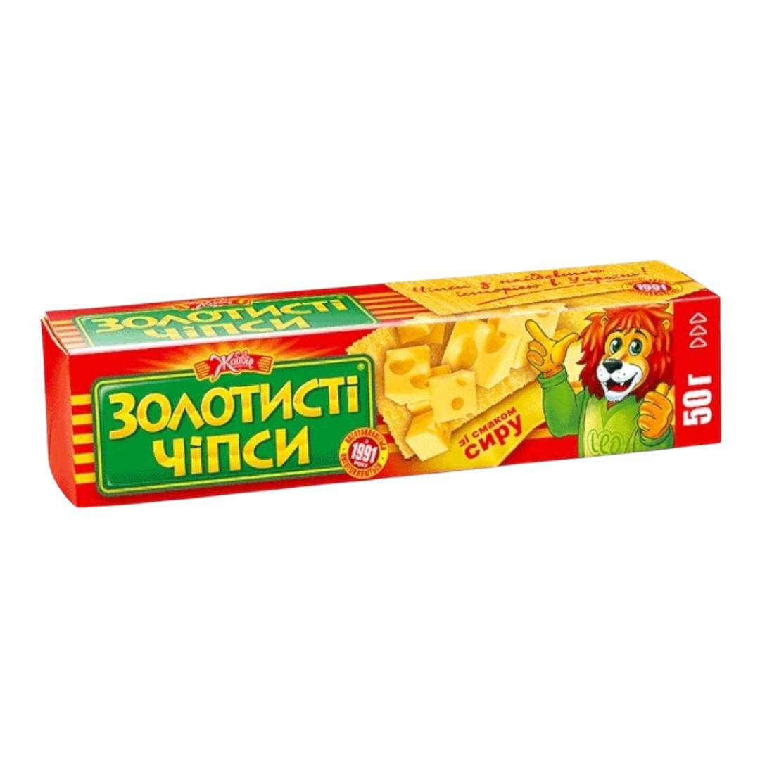 Чипсы картофельные Жайвир Золотистые Сыр 50 г (00000000792)
