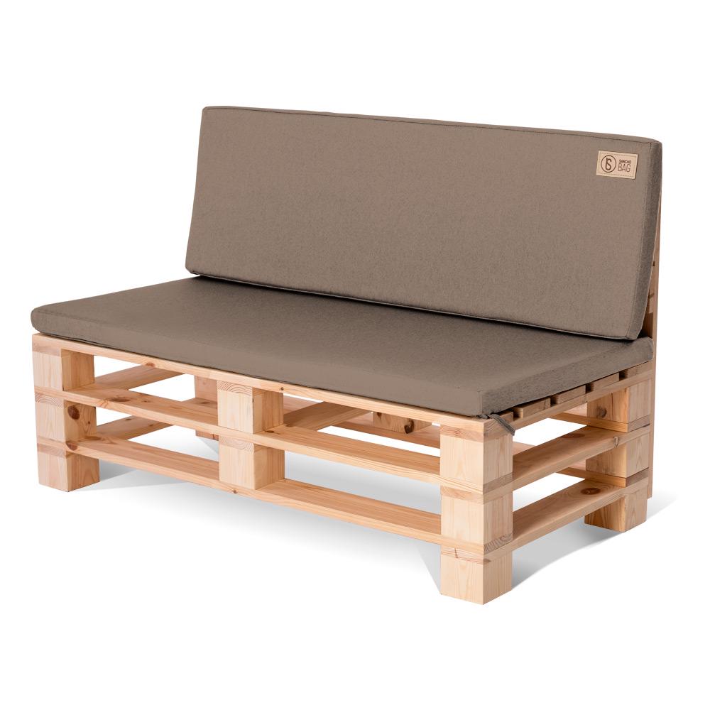 Комплект подушек для садовой мебели SanchoBAG Queens 120x40x10/120х80x10 см Sesame (pdm-1213-sq310-12)