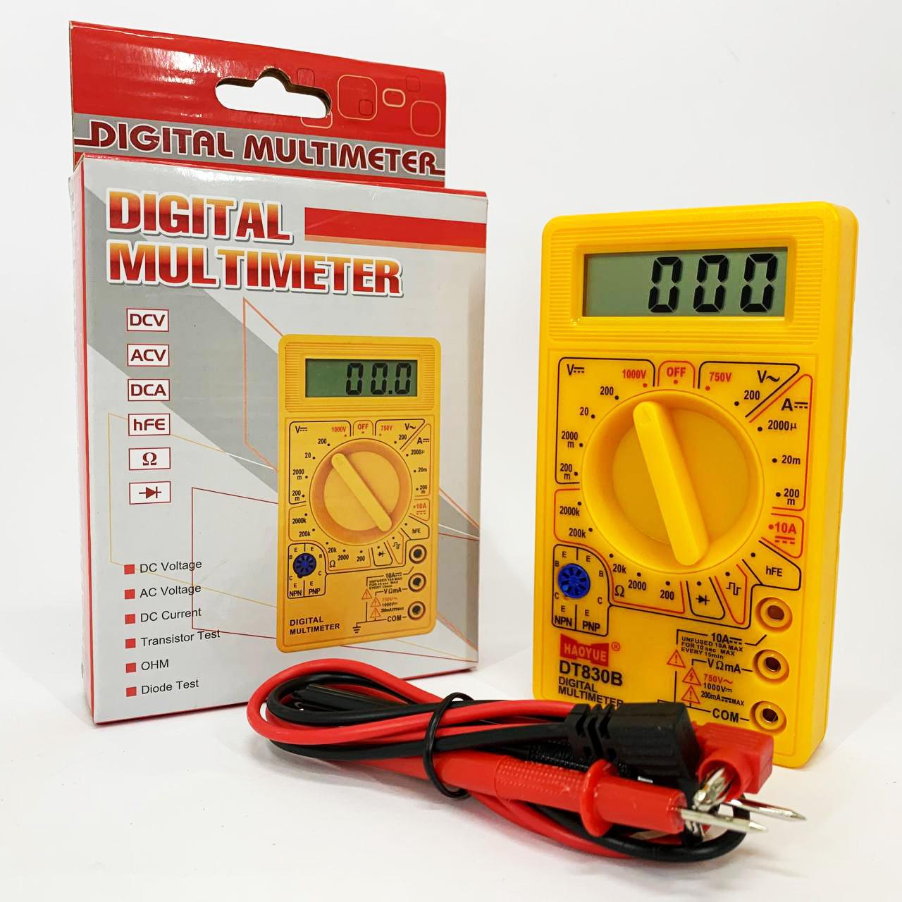 Мультиметр HAOYUE DT830B Yellow (13352972)