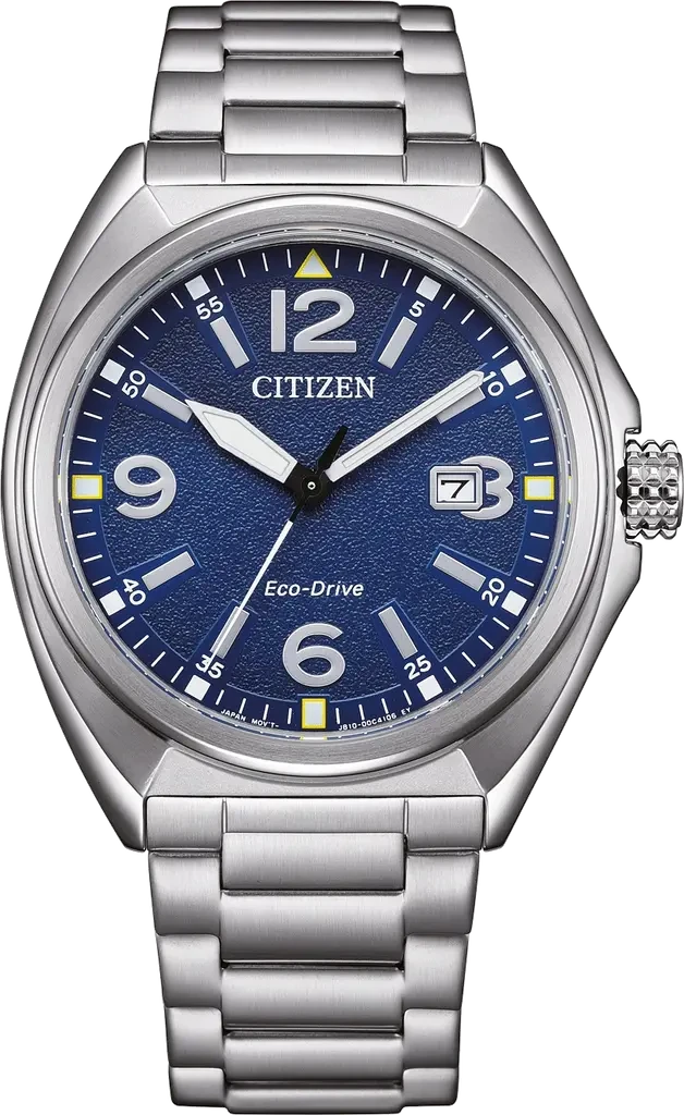 Наручные часы мужские Citizen AW1571-76L Eco-Drive со стальным корпусом/синим циферблатом и водозащитой 100 м Наручные часы мужские Citizen AW1571-76L Eco-Drive со стальным корпусом/синим циферблатом и водозащитой 100 м