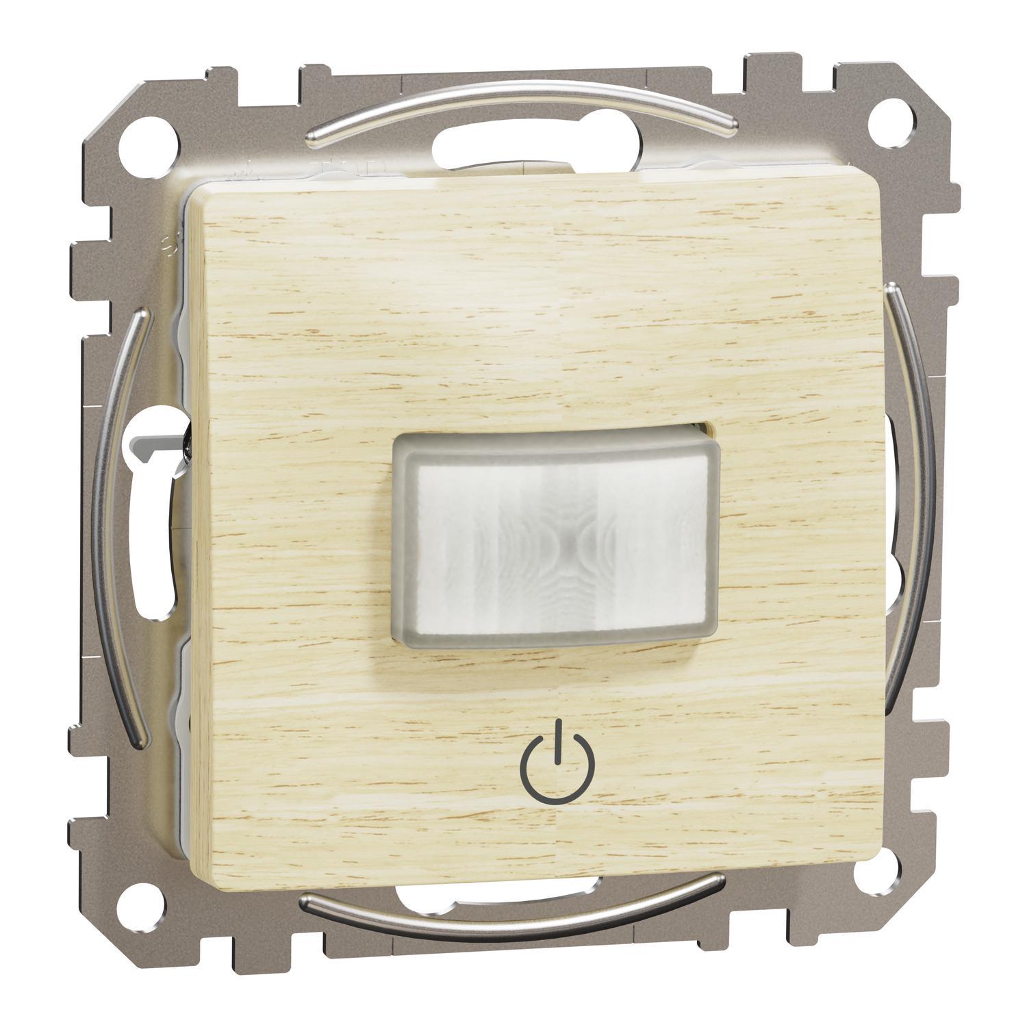 Датчик руху з вимикачем Schneider Electric Sedna Elements SDD180504 160° 10A Береза (00000026232)