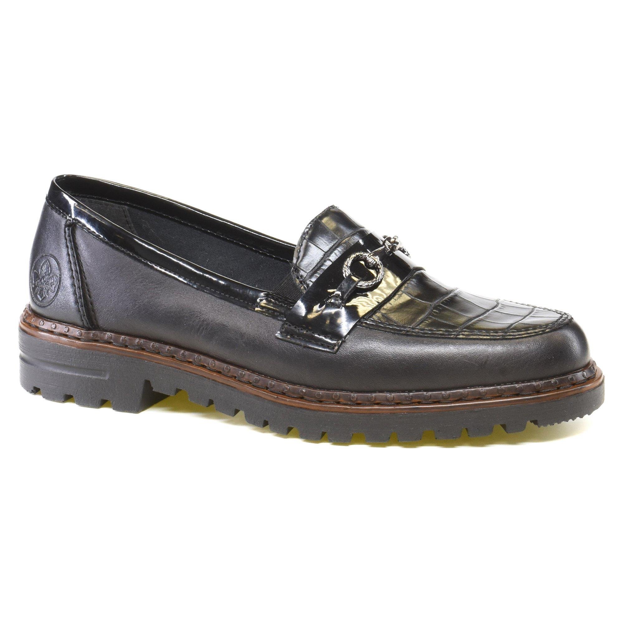 Туфли женские осенние Rieker р. 40 Черный (035236-40)