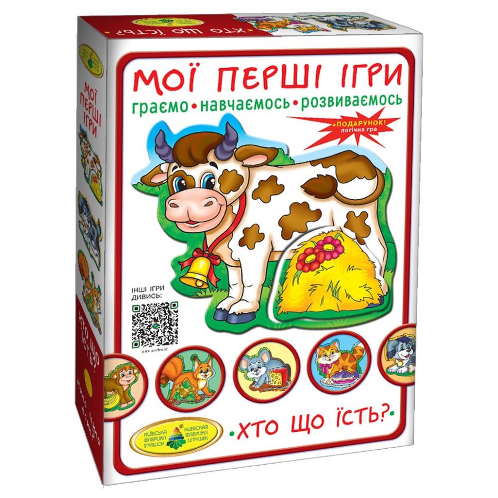 Настольная игра развивающая Энергия Плюс Кто что ест? 12 карточек картонная от 2 лет (SR-113-N-1325) Настольная игра развивающая Энергия Плюс Кто что ест? 12 карточек картонная от 2 лет (SR-113-N-1325)