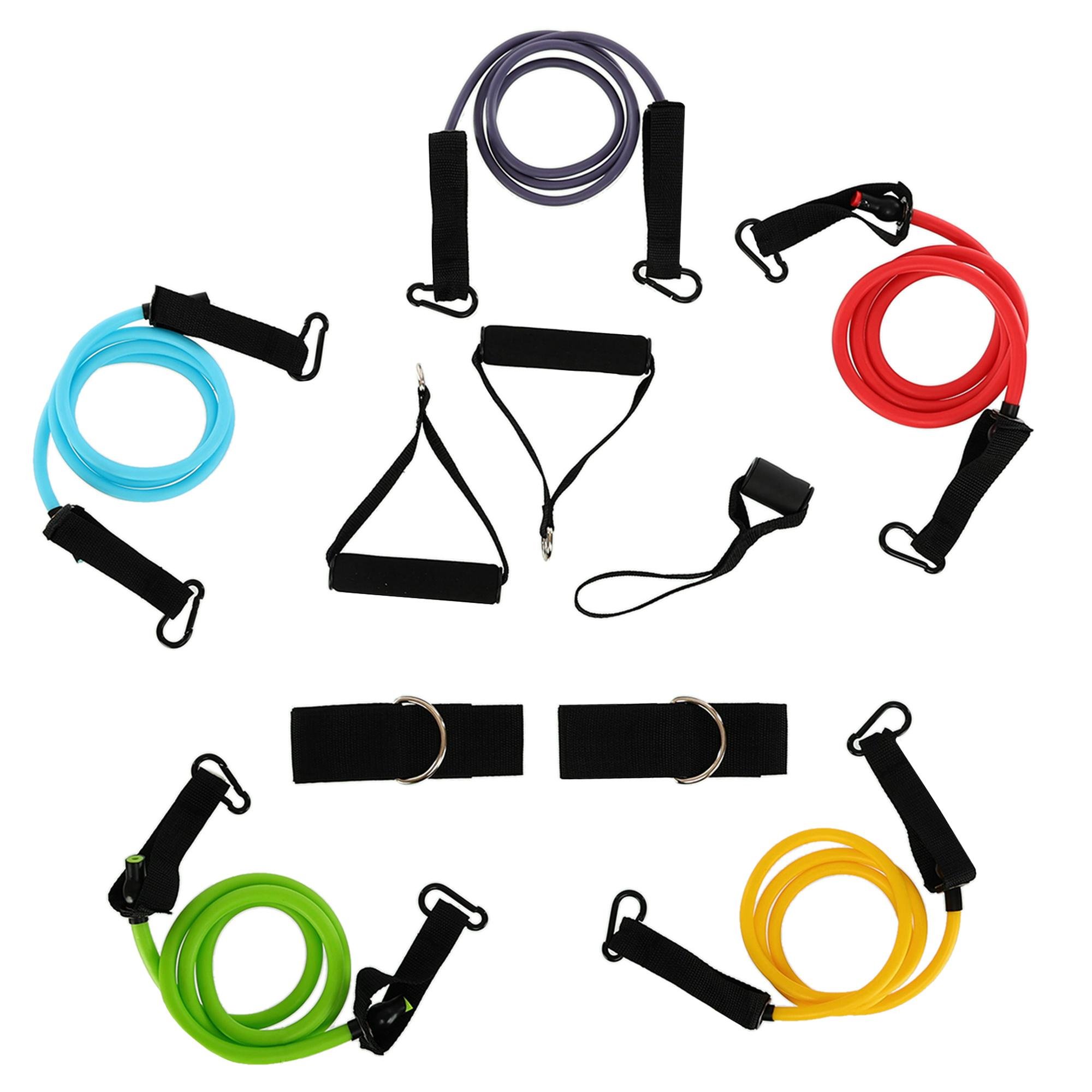 Эспандер многофункциональный Zelart Resistance Band 5 жгутов на двери 2 рукоятки 2 лямки (FI-5449)