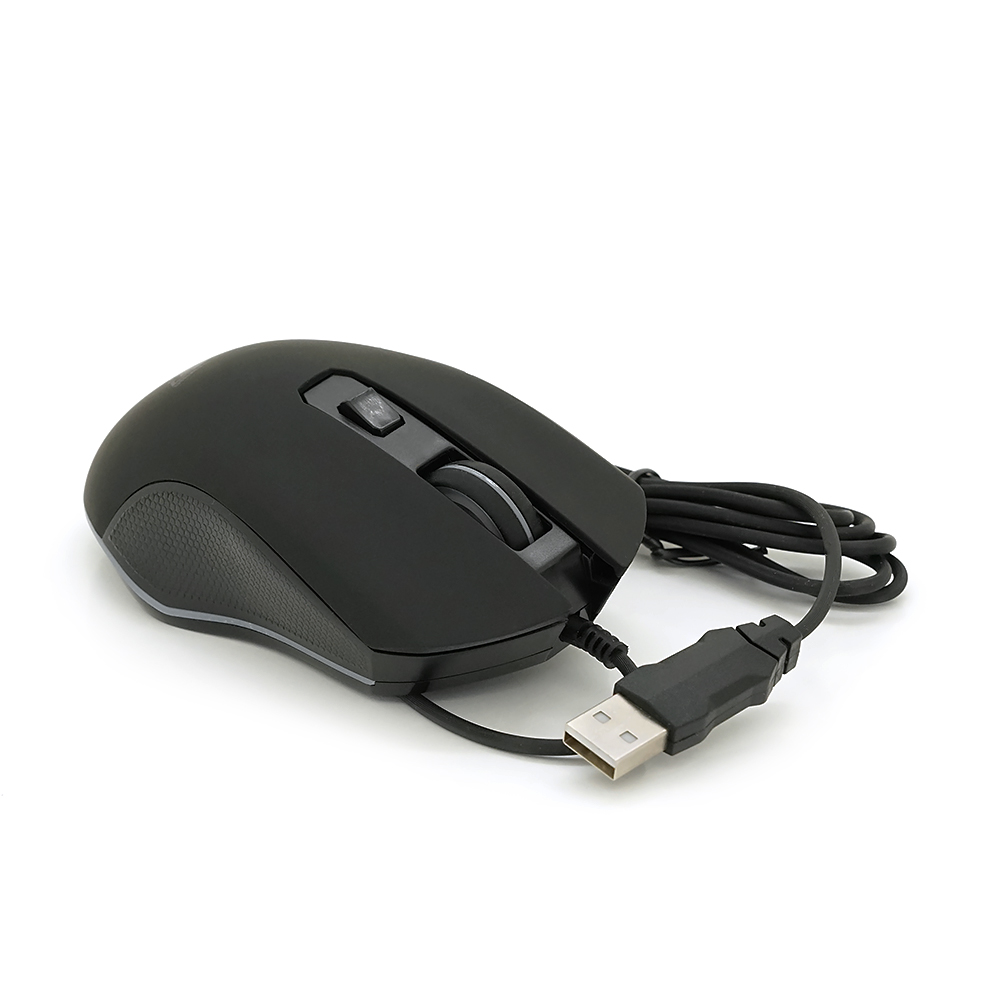 Комп'ютерна мишка провідна Jedel GM690 з підсвічуванням з 8 кнопками Чорний (1419)