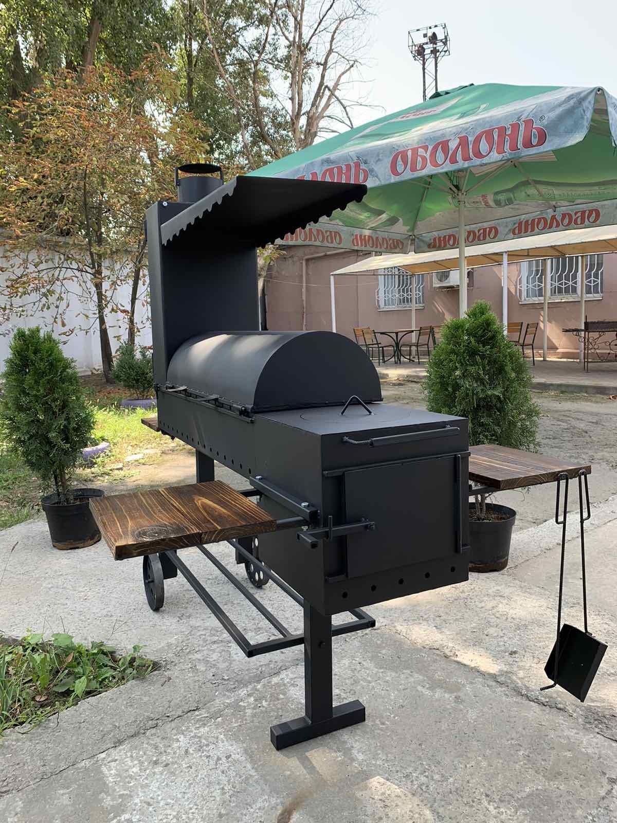 Мангал-барбекю Tiger з коптильнею (22870006) - фото 6 Мангал-барбекю Tiger з коптильнею (22870006) - фото 6