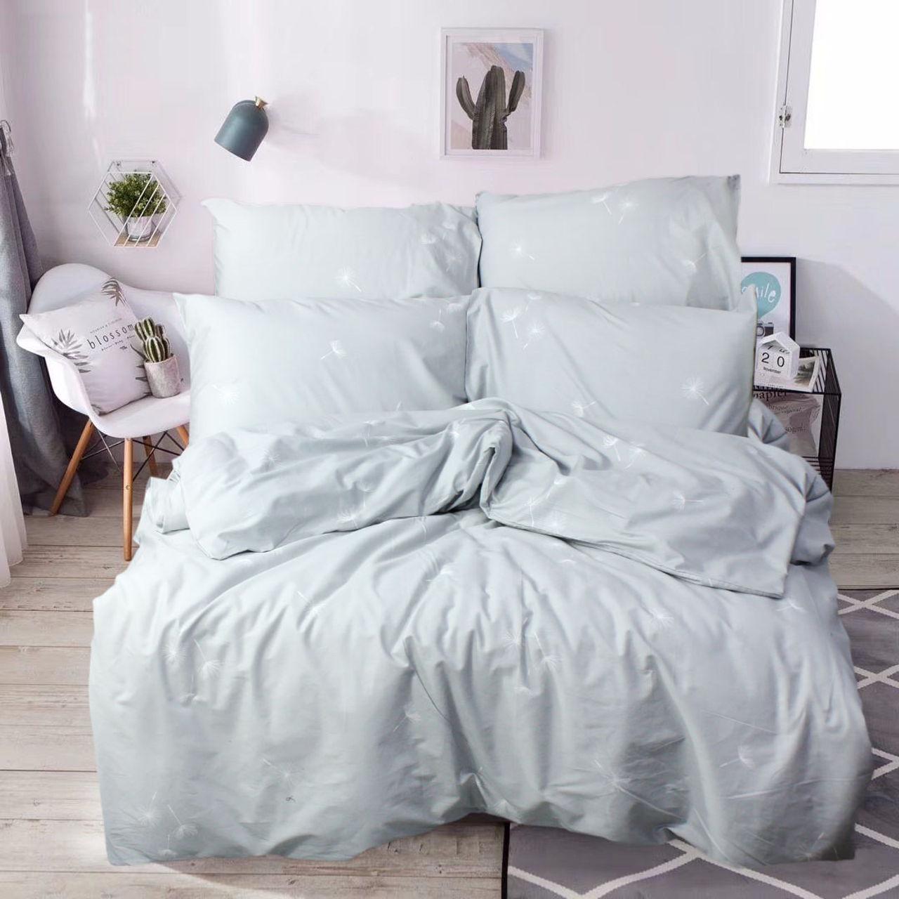 Простынь на резинке С0237 140x200 см Серый (159945)