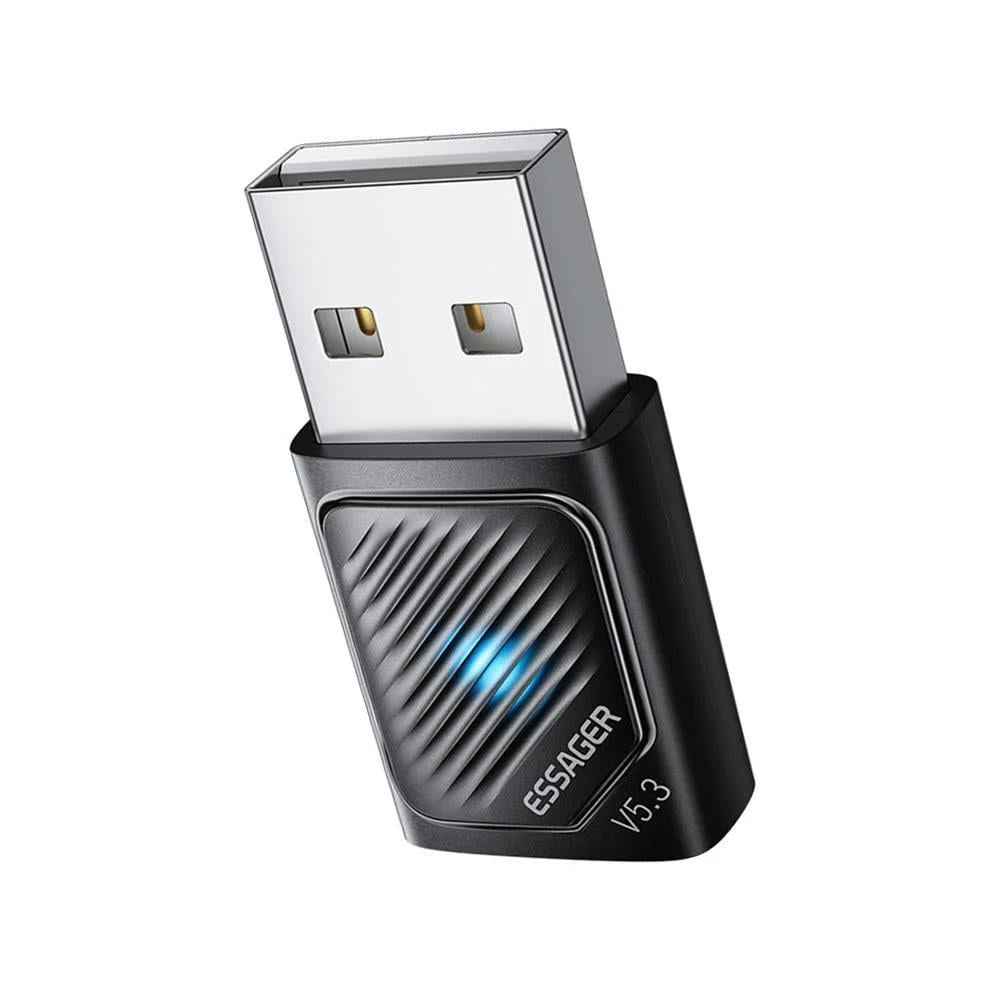 Адаптер для подключения ПК или ноутбука к Bluetooth Essager 5.3 5.3 USB AAC Windows (1591)