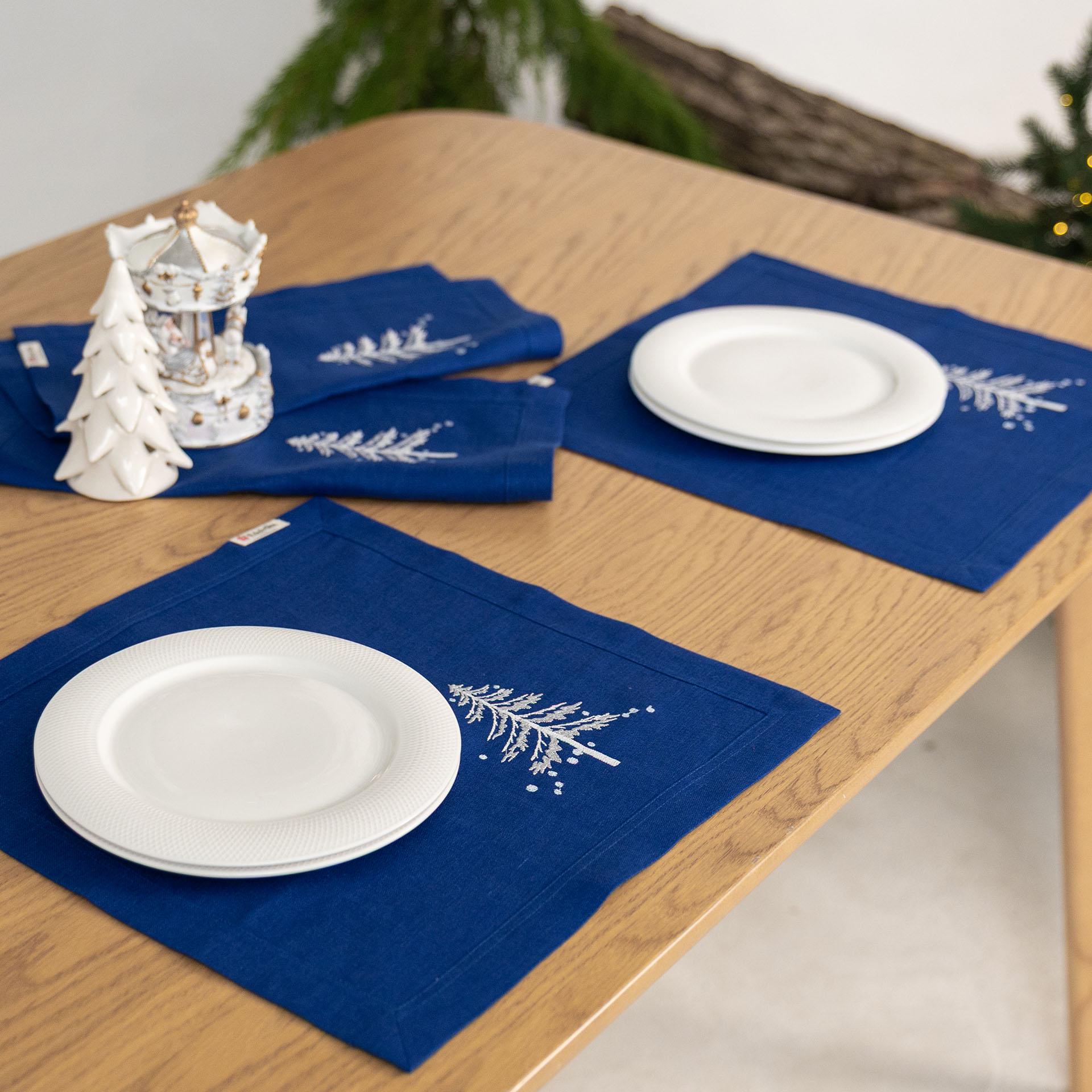 Серветка новорічна Едельвіка Ялинки 0,40х0,40 м 2 шт. (497-25/00) - фото 3 Серветка новорічна Едельвіка Ялинки 0,40х0,40 м 2 шт. (497-25/00) - фото 3