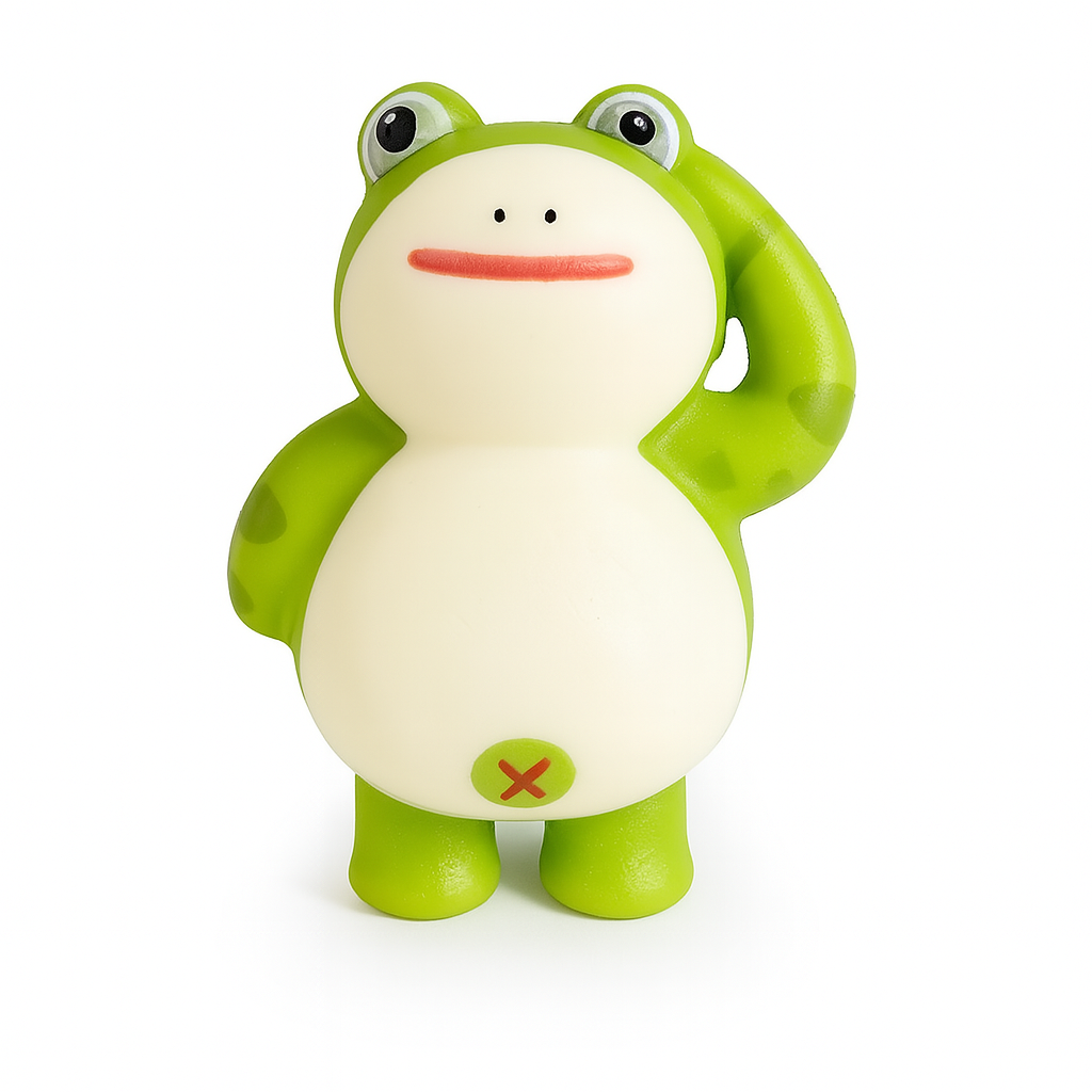 Сквиш Жабка Squishy frog Зеленый