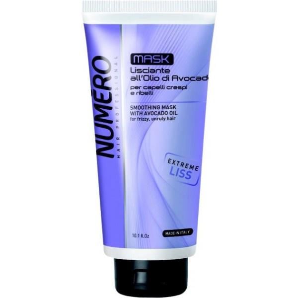 Разглаживающая маска для волос Brelil Professional Numero Smoothing Shampoo с маслом авокадо 300 мл (075164)