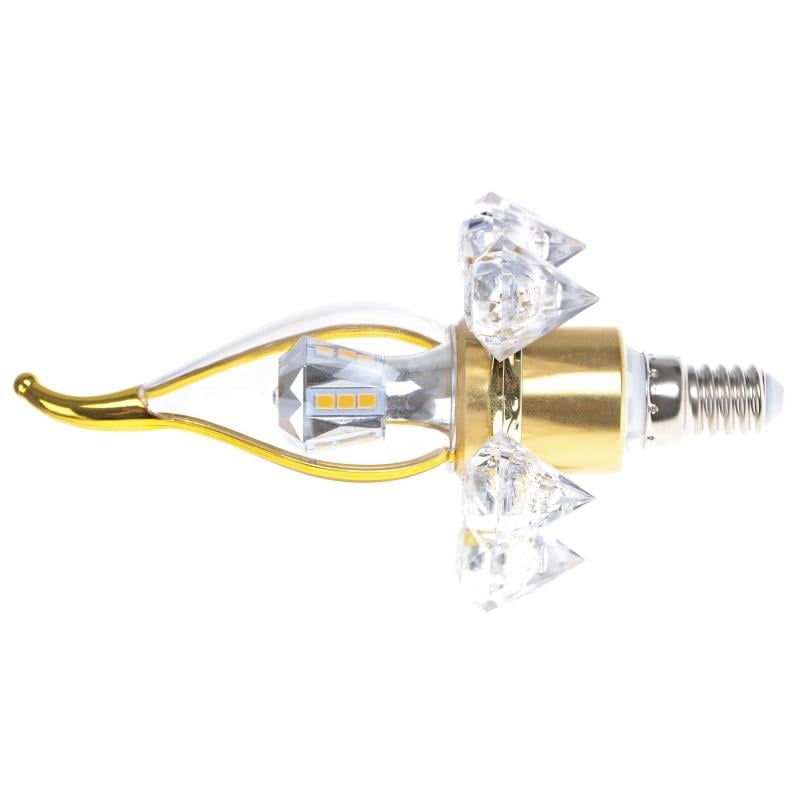 Лампа светодиодная Brille E14 LED 5 W 20 pcs WW CL37-A SMD2835 (gold)